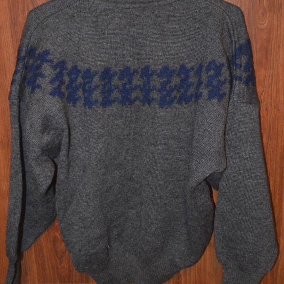 Bill Ditfort Grey Sweater Made in Italy Size M - Picture 4 of 4